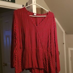 Old Navy, plaid shirt